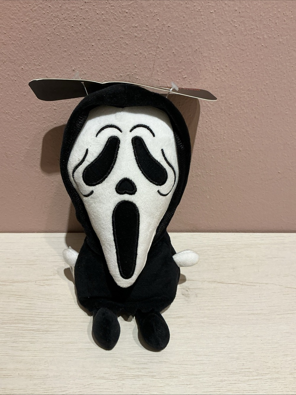 Ghost Face Scream Dog Toy Plush Halloween Horror Pet Toy NEW